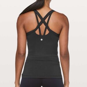 Lululemon Rally Your Heart Tank Black Size 6